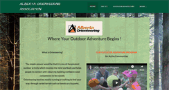 Desktop Screenshot of orienteeringalberta.ca